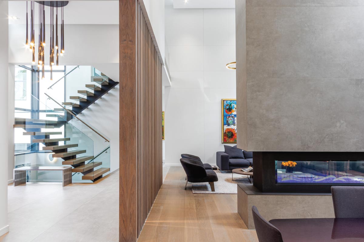 Kitchener Residence interior and millwork