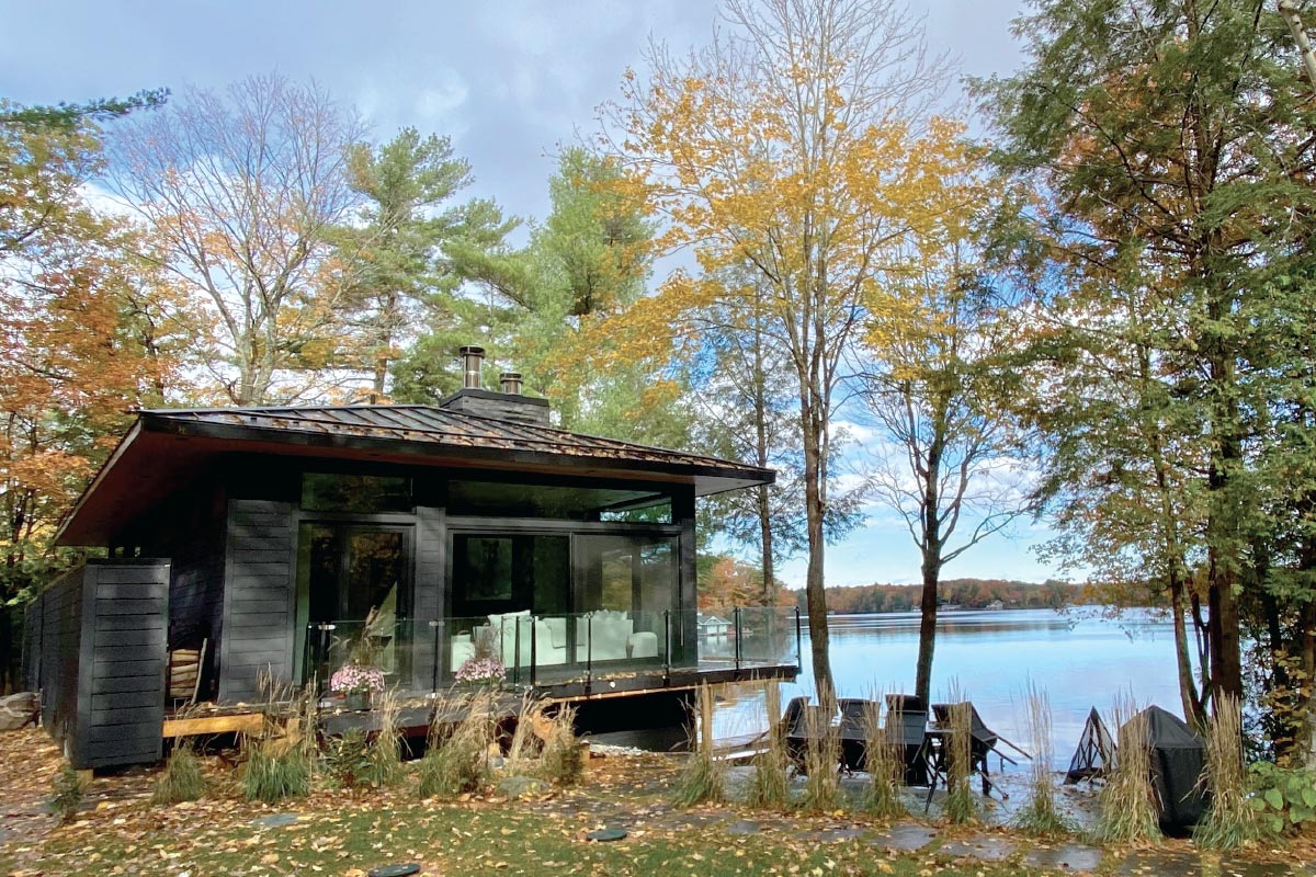 Muskoka Cottage interior and millwork