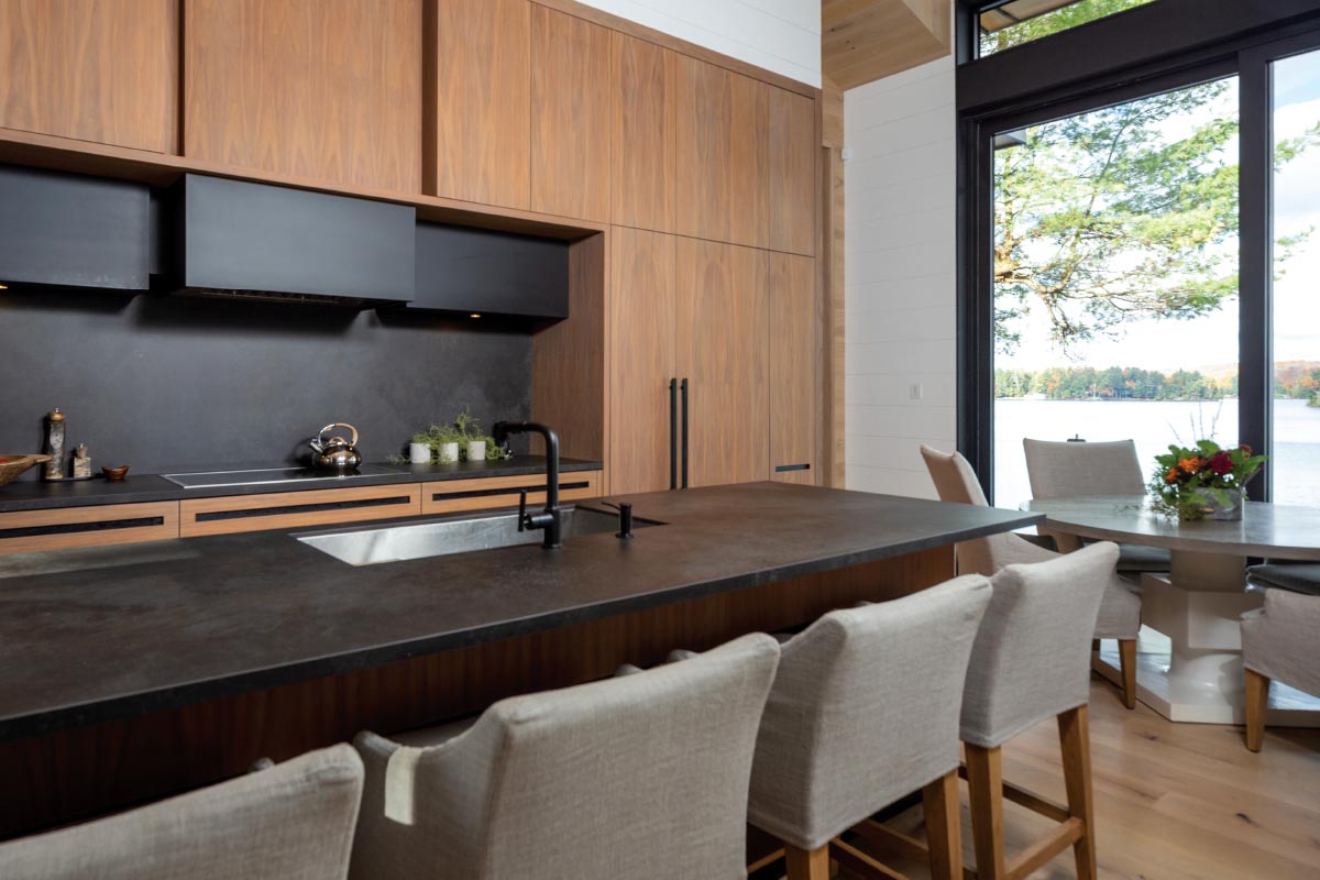 Muskoka Cottage interior and millwork